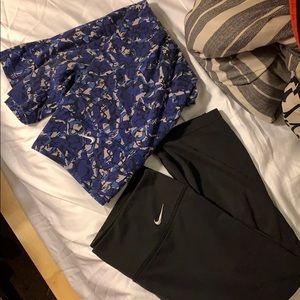Bundle of Nike Dri-Fit capri / crop leggings